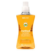 4X Concentrated Laundry Detergent, Ginger Mango, 53.5 oz. Bottle, 4/Case