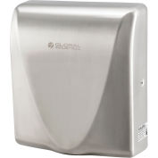 Global Industrial High Velocity Automatic Thin Hand Dryer, ADA, Brushed Stainless, 120V