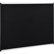 48"W x 36"H Fabric Mesh Bulletin Board, Black