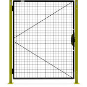 Global Industrial Machine Wire Guard Door, 48"W, Black