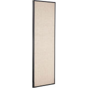 Global Industrial Office Partition Panel, 24-1/4"W x 96"H, Tan