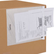 Global Industrial Packing List Envelopes, 12"L x 10"W, Clear, 500/Pack