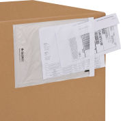 Global Industrial Packing List Envelopes, 10"L x 7"W, Clear, 1000/Pack