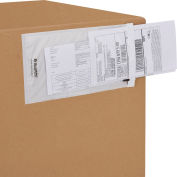 Global Industrial Packing List Envelopes, 5-1/2"W x 10"L, Clear, 1000/Pack