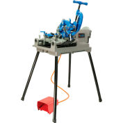 Global Industrial Electric Pipe Threading Machine w/ Automatic Die Head, 1/2", 2" Capacity