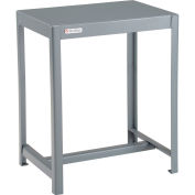 Global Industrial™ Standard Machine Table, 14 Gauge Welded Top, 24"W x 18"D x 30"H