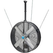 Global Industrial 48" Suspension Mounted Drum Fan, 120V, 19,500 CFM