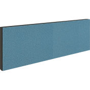 Modular Partition Stacking Panel with Fabric, 48"W x 16"H, Blue