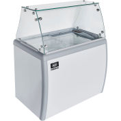 Ice Cream Dipping Cabinet w/ Sneeze Guard Cover, 39"W