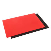 Global Industrial Custom Cut 2-Layer Drawer Liner Kit, Black/Red Foam, 1 Set