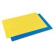 Global Industrial Custom Cut 2-Layer Drawer Liner Kit, Blue/Yellow Foam, 1 Set