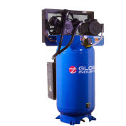 Global Industrial Silent Two Stage Piston Air Compressor, 5 HP, 80 Gal., 1 Phase, 230V