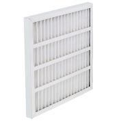 Global Industrial Pleated Air Filter, MERV 8, Self-Supported, 20"W x25"Hx1"D - Pkg Qty 12