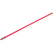 Global Industrial 52"L Flexible Flat Lacing Rod, Red