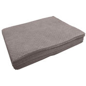 Global Industrial Universal Sorbent Pads, Heavyweight, 30"W x 40"L, Gray, 50/Pack