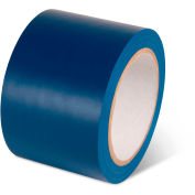Global Industrial Safety Tape, 3"W x 108'L, 5 Mil, Blue, 1 Roll