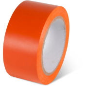 Global Industrial Safety Tape, 2"W x 108'L, 5 Mil, Orange, 1 Roll