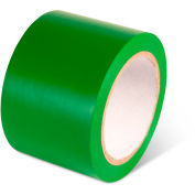 Global Industrial Safety Tape, 4"W x 108'L, 5 Mil, Green, 1 Roll