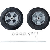 Global Industrial Replacement 10" Wheel Kit for Long Nose Aluminum Hand Truck