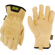 Mechanix Wear Durahide Leather Cow Driver Gloves, Brown, Extra Large