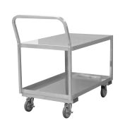 Durham Mfg® Low Deck Cart, Stainless Steel, 1200 lb. Capacity, 52-3/4"L x 30-1/8"W x 38-1/8"H