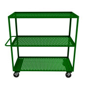 Durham Mfg® Garden Cart, Steel, 1200 lb. Capacity, 66-1/4"L x 30-1/4"W x 63"H