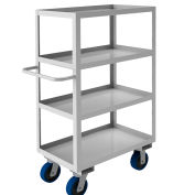 Durham Mfg® Stock Cart, Stainless Steel, 1200 lb. Capacity, 54"L x 24-1/8"W x 53"H