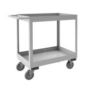 Durham Mfg® Stock Cart, Stainless Steel, 600 lb. Capacity, 36-7/16"L x 17"W x 34"H