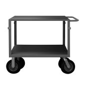 Durham Mfg® Stock Cart, Stainless Steel, 1200 lb. Capacity, 42-11/16"L x 25-1/8"W x 34"H