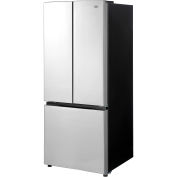 Global Industrial Refrigerator & Freezer Combo, 16 Cu. Ft., French Doors, Stainless Steel