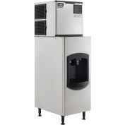 Global Industrial Ice Dispenser with Ice Machine & Bin, Air Cooled, 420 lbs. Production/24 Hours