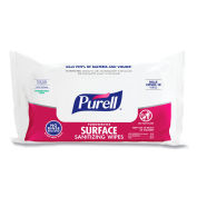 Purell Foodservice Surface Sanitizing Wipes, 1-Ply, 9"L x 7-3/8"W, White, Pack of 864