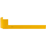 Global Industrial Pallet Rack End Protector, Left Side, 48"L, 3/8'' Thick, Yellow