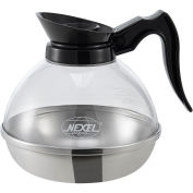 Global Industrial Nexel Plastic Decanter, 64 oz, Black Handle