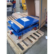OPEN-BOX - Global Industrial Mobile Double Scissor Lift Table, 39" x 20" Platform - CLEARANCE