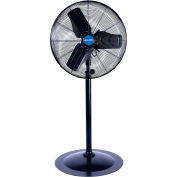 Global Industrial 24" Deluxe Oscillating Pedestal Fan, 3-Speed, 7,525 CFM, 300W, 1/2 HP