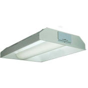 Compact Fluorescent w/ Grid Trim, 2 Lamps, 40W, Metal Diffuser w/ Round Holes