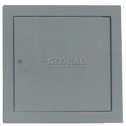 Multi Purpose Metal Access Panel, Cam Lock, 10"Wx10"H, Gray