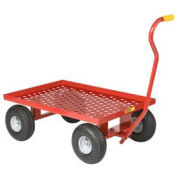 Nursery Wagon Truck with Perforated Deck 10 x 2.50, Rubber Wheel