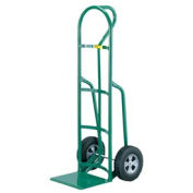 Reinforced Nose Hand Truck, Loop Handle, 8" Rubber Tire