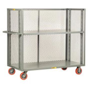 LITTLE GIANT 3-Sided Adjustable Truck, Mesh Sides, 30 x 48