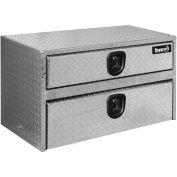 Aluminum Underbody Truck Box, 20" x 18" x 36", Gray