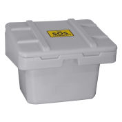 Techstar SOS Outdoor Storage Container - 5.5 Cu. Ft. - Light Gray, 30" x 24" x 23"