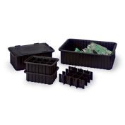 LEWISBins Snap-On Lids For Conductive Divider Boxes DC2000 Series