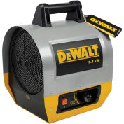 DeWALT Portable Forced Air Electric Heater, 3.3kW, 240V, Single Phase, 8,900 BTU