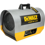 DeWALT Portable Forced Air Electric Heater, 20kW, 240V, Three Phase, 44K to 68K