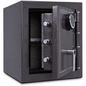 Mesa Safe Burglary & Fire Safe Cabinet 2-Hr Fire Rating Digital Lock17-1/4"Wx18-3/4"Dx20"H