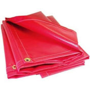 Red 13 oz. Flame Retardant Vinyl, 12'x14'