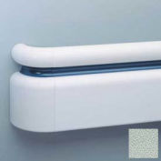 3-Piece Handrail System, Vinyl w/Aluminum Retainer, 6.25" Face 12' Long, Sea Foam