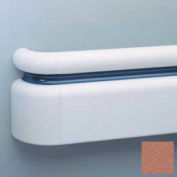 3-Piece Handrail System, Vinyl w/Aluminum Retainer, 6.25" Face 12' Long, Ginger Spice